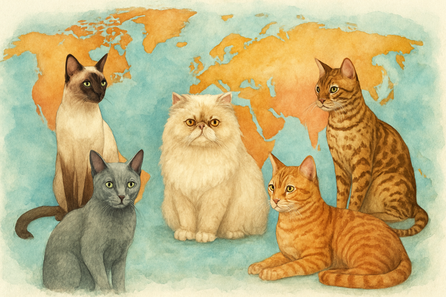 Razas de Gatos: Un Viaje por su Origen Geográfico