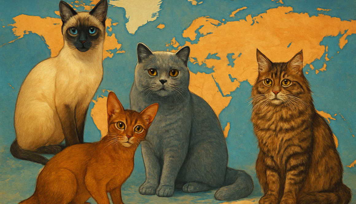 Razas de Gatos y su Origen Geográfico: Un Paseo por el Mundo Felino